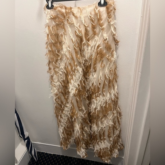 NWT ULLA JOHNSON Milou Maxi Skirt Sandstone 4 - Picture 6 of 9